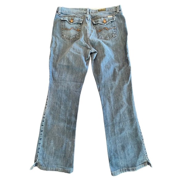 David Kahn Jeans Womens Lauren Boot Cut Blue Size 8 Made in USA - Picture 2 of 11